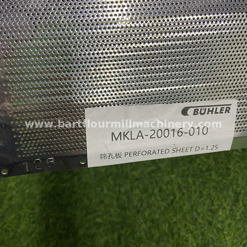 16 Brand new Buhler perforated sheet made of stainless steel used for Buhler bran finisher MKLA